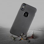 Wholesale iPhone X (Ten) Carbon Fiber Design TPU Case (Rose Gold)